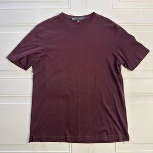 Robert Barakett Men’s Size Medium Pima Cotton Maroon Burgundy Tee T Shirt